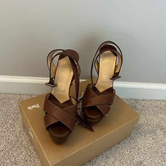 Authentic Christian Louboutins brown - Picture 3 of 5